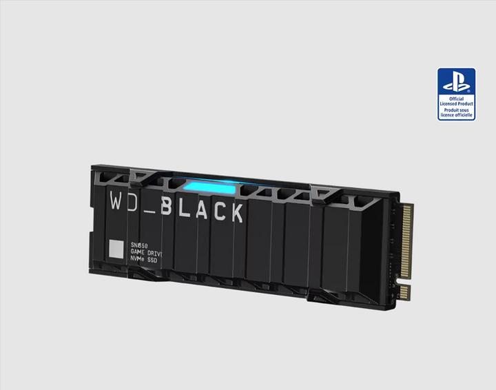 Produktbild WD Black SN850 mit Heatsink für PS5 (2000 GB, M.2 2280)