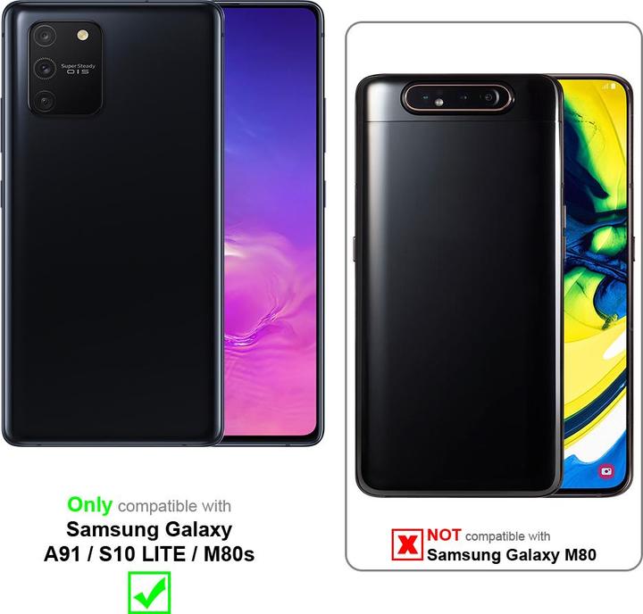 Actual product image Cadorabo Case for Samsung Galaxy A91 / S10 LITE / M80s with belt clip (Samsung Galaxy A91)
