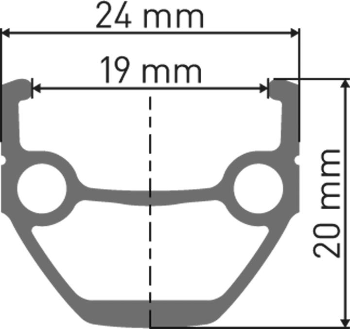 Actual product image DT Swiss 535 700c 36L black (28")