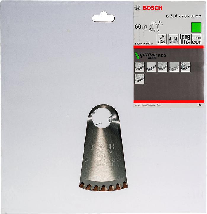 Actual product image Bosch Professional Zubehör PRO Wood circular saw blade, 216 x 2.8 x 30 mm