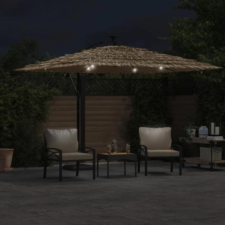 Image du produit VidaXL Parasol avec LED et mât (2.90 m)