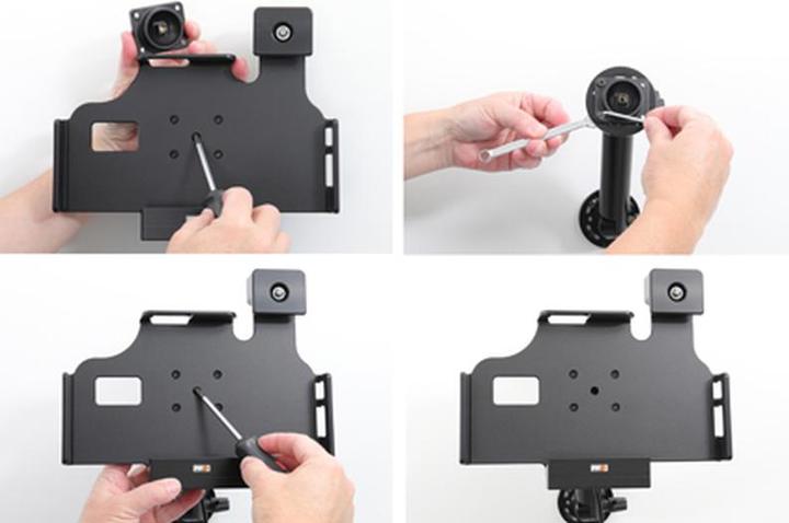 Actual product image Brodit Holder active Samsung Galaxy Tab Active 2 3 Molex Pogo Pin