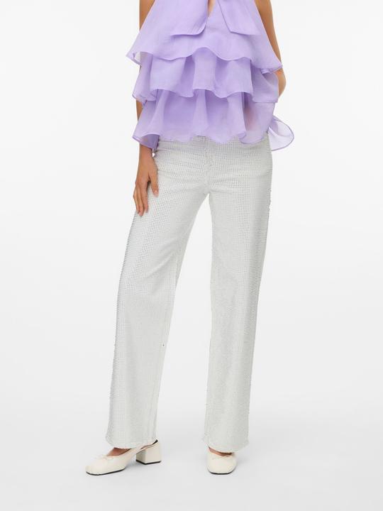 Actual product image Vero Moda VMTESSA Hohe Taille Weiter Beinschnitt Jeans Weit geschnitten (W27/L32)