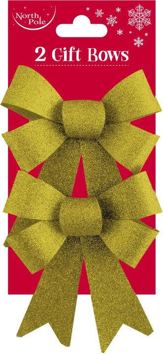 Produktbild Eurowrap Glitzer Geschenkmasche Weihnachtliches Design 2Erpack (Geschenkpapier)