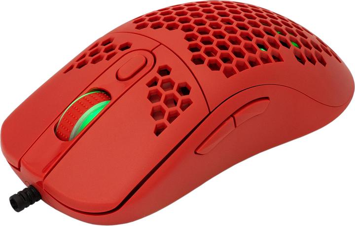 Image du produit White Shark Souris de jeu ultra légère Galahad Red, 72g (Filaire)