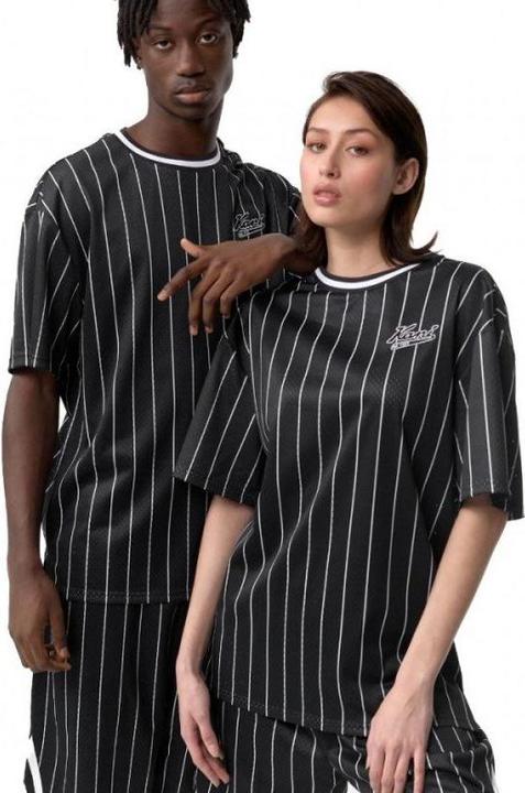 Actual product image Karl Kani Chest Varsity Pinstripe Mesh Tee Hell (L)