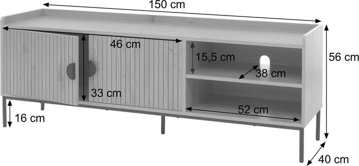 Produktbild MCW O39-TV2 (56 x 150 x 40 cm)