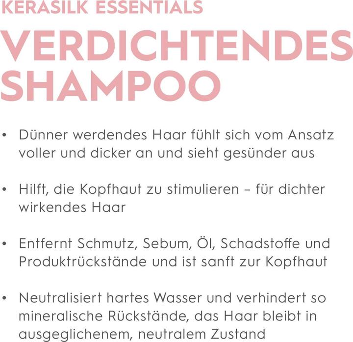 Immagine prodotto Kerasilk Essential - Shampoo ridensificante (750 ml, Shampoo liquido)