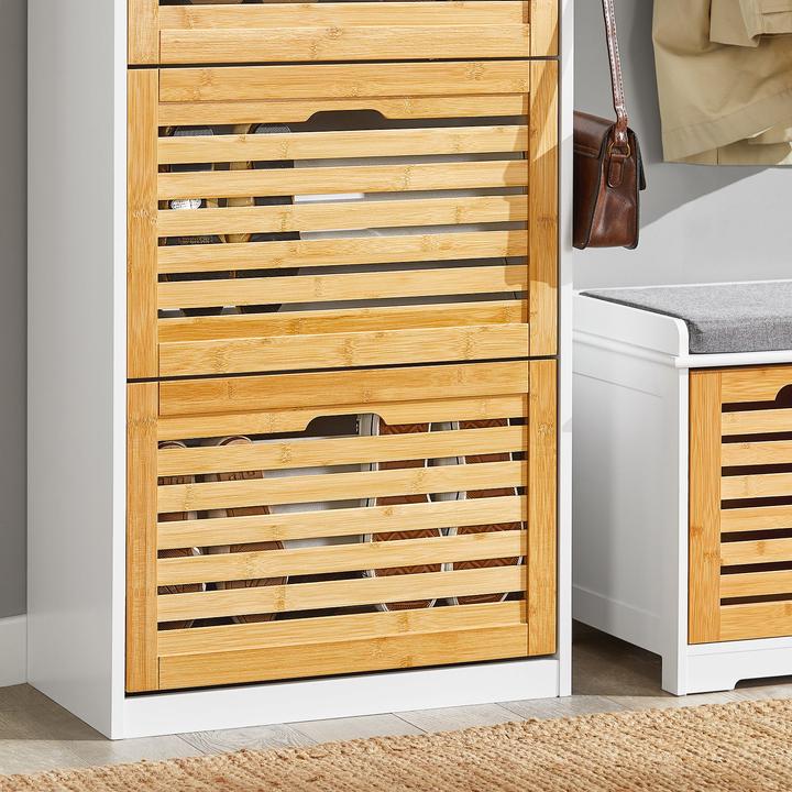 Immagine prodotto SoBuy Ribaltina per scarpe (55 x 112 x 30 cm)