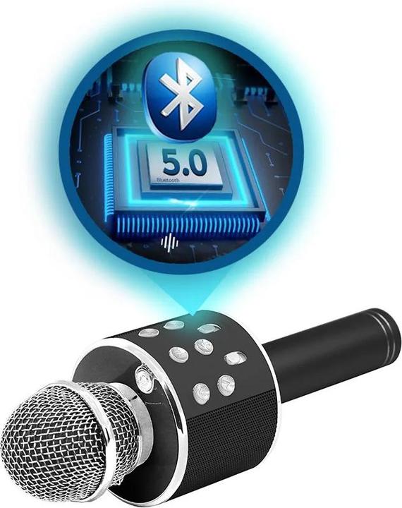 Produktbild Manta Mikrofon mit Lautsprechern Bluetooth MIC21-PKL rosa