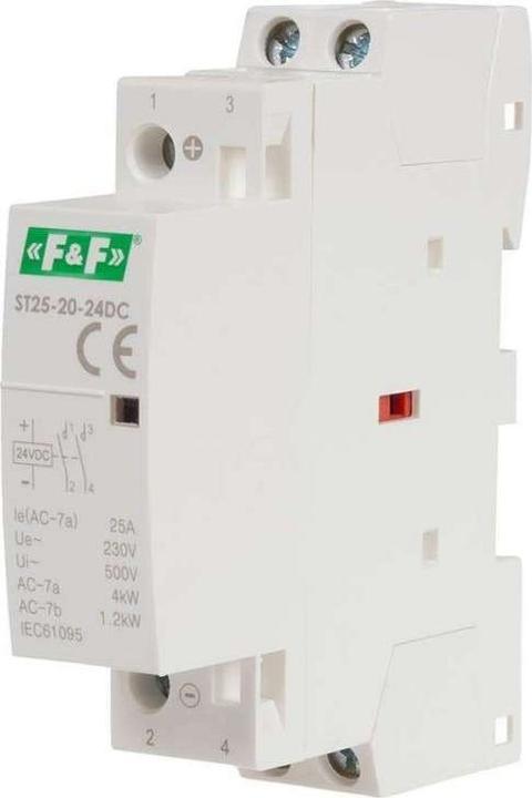 Produktbild F&R Modulare Schützschienen-Montagekontakte 2xZ 25A 24V DC ST25-20-24DC (24 V)
