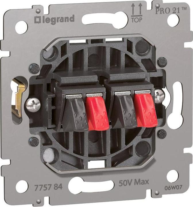Produktbild Legrand Eins. Hi-Fi Anschluss 2-f 775784 PRO21-Einsatz
