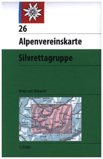 Produktbild Alpenvereinskte.26 Silvrettagruppe