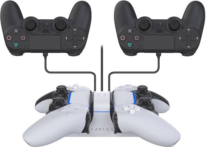 Produktbild Raptor Gaming CS200 USB Dual Charging Station (PS5)