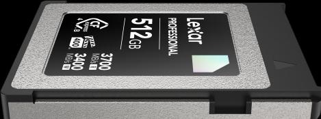 Produktbild Lexar CFexpress PRO 4.0 Type B DIAMOND Series 512GB - R3700/W3400MB/s - VPG400 (512 GB, CFexpress Typ B)