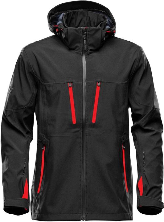 Bright red, Black
