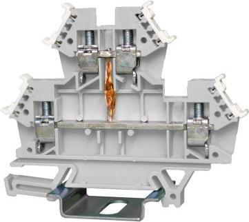 Actual product image Rs Pro Grey Feed Through Terminal Block, 2-Level