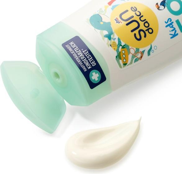 Produktbild dm Sundance Sonnenmilch Kids sensitiv (Sonnenmilch, SPF 50+, 200 ml)