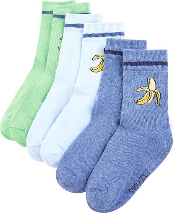 Produktbild VidaXL Kindersocken 5 Paar EU 30-34,Material: 78 % Baumwolle. 20 (2er Pack, 30 - 34)