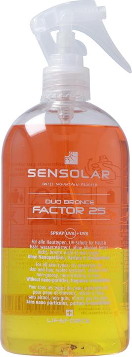 Sensolar Sonnenschutz (Sonnenspray, SPF 25, 400 ml, 446 g)