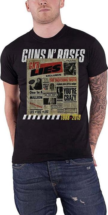 Universal Textiles Lies Track List TShirt (M)