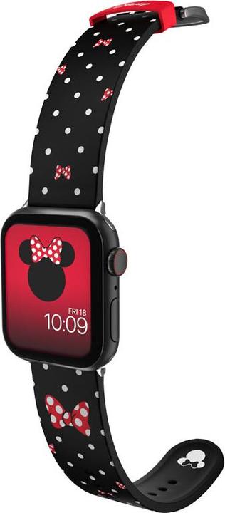 Image du produit Moby Fox Disney Minnie Mouse - Étape pour l'Apple Watch (Polka Noir) (Silicone)