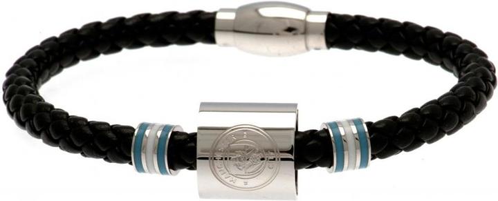 Immagine prodotto Manchester City FC Bracciale Colore Anello Pelle (20 cm, 100% pelle)