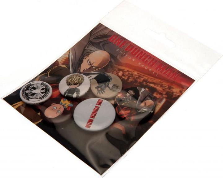 Immagine prodotto One Punch Man Set di bottoni a spillo da 6 pezzi