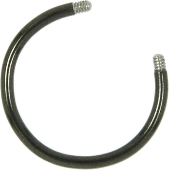 Bijouteria 1.2mm Piercingstab (Chirurgenstahl 316L mit PVD Beschichtung (schwarz))