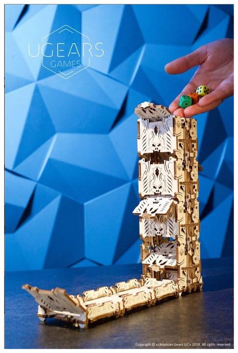 Actual product image Ugears Modular Dice Tower