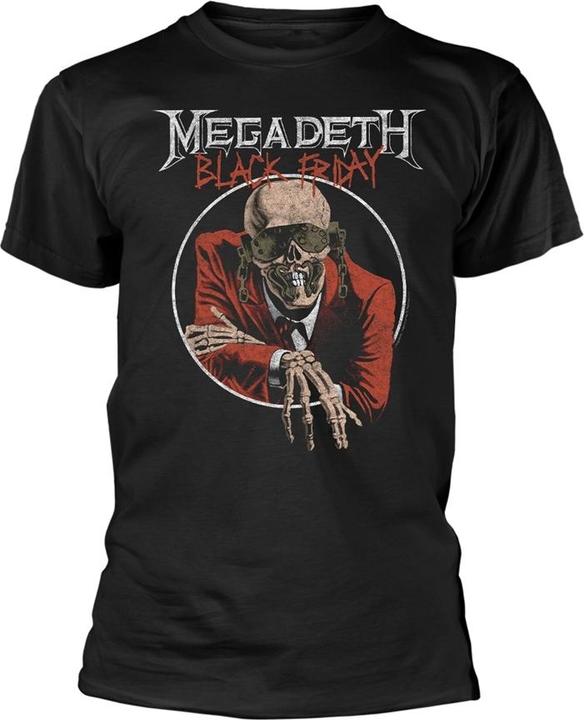 Actual product image Megadeth Black Friday (M)