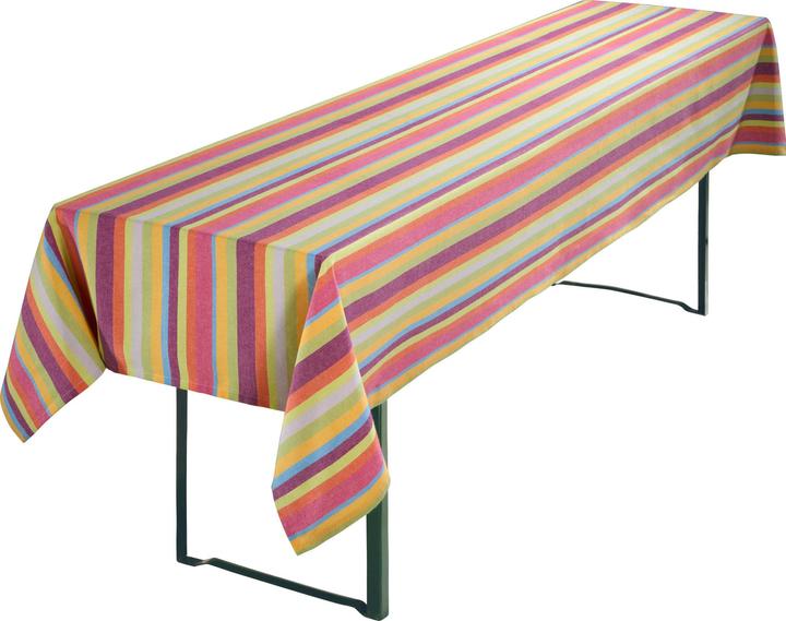 Produktbild Redbest Auflagen und Tischdecke "Streifen" 3-tlg. (110 x 260 cm)
