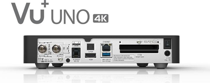 Vu+ Uno 4K, Linux FBC Twin Tuner (2x DVB-S2 (Twin))