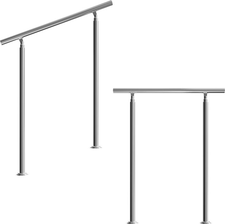 Actual product image Monzana Stair railing (Stainless steel)