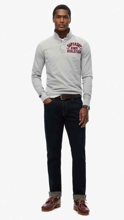 Immagine prodotto Superdry Vintage Athletic Poloshirt mit langen Ärmeln (S)