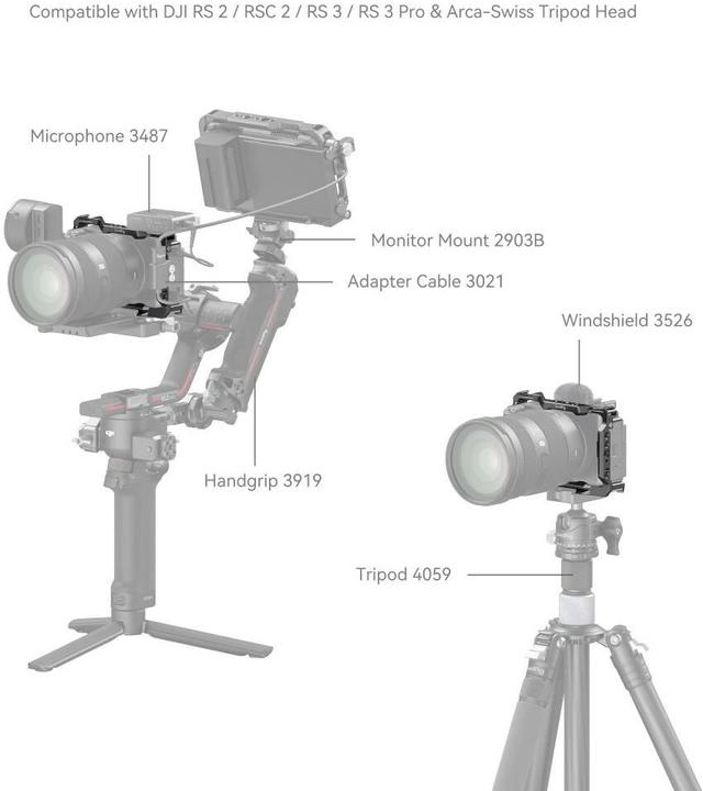 Actual product image SmallRig 4256 Cage for Sony ZV E1 (Cage)
