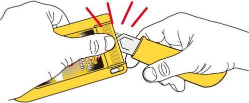 Actual product image Olfa Blade disposal container