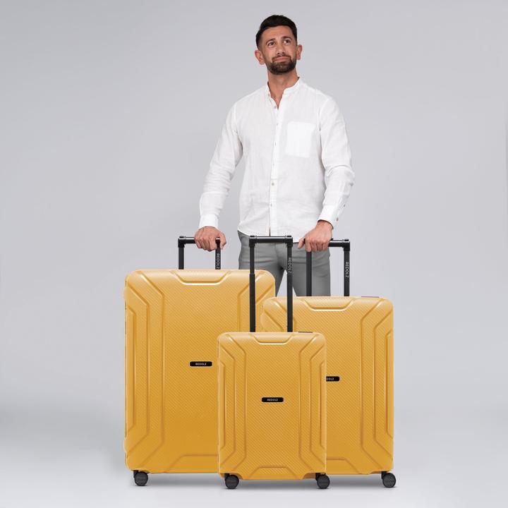 Produktbild Redolz Essentials 15 4-Rollen Kofferset 3-tlg. mit Dreipunkt-Verschluss (210 l, XL (ab 115l))