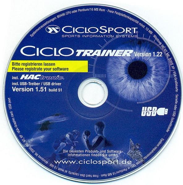 Produktbild MGA Ciclosport Ciclo Trainer -Software