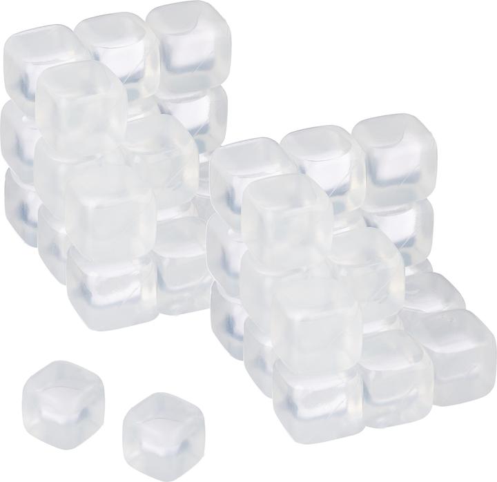 Produktbild Relaxdays 50x Eiswürfel (Wiederverwendbare Eiswürfel)
