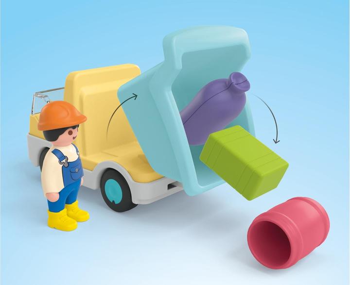 Produktbild Playmobil LKW mit Sortiergarage (71686, Playmobil Junior)