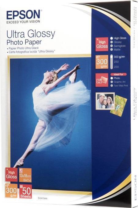 Actual product image Epson Ultra Glossy (300 g/m², 13 x 18 cm, 50 x)