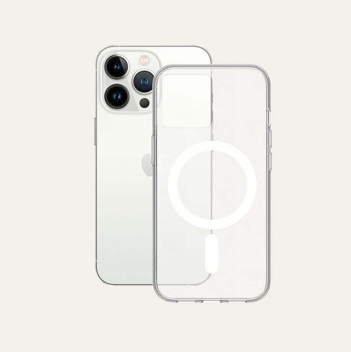 Actual product image KSIX Contact Flex Case For Iphone 13 Pro Magcharge Transparent (Apple iPhone 13 Pro)