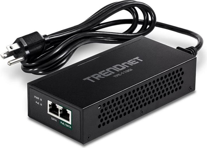 Produktbild Trendnet TPE-119GI - Power Injector - 90 Watt (802.3at (PoE+), UPOE, 95 W)