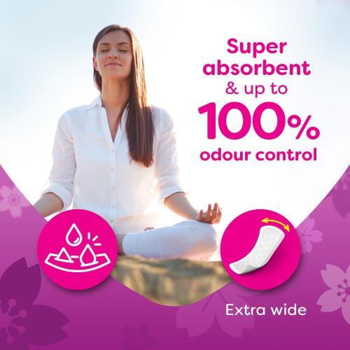 Actual product image Carefree Slip pads Plus Large delicate scent - Variant: 64 ks (64 x)