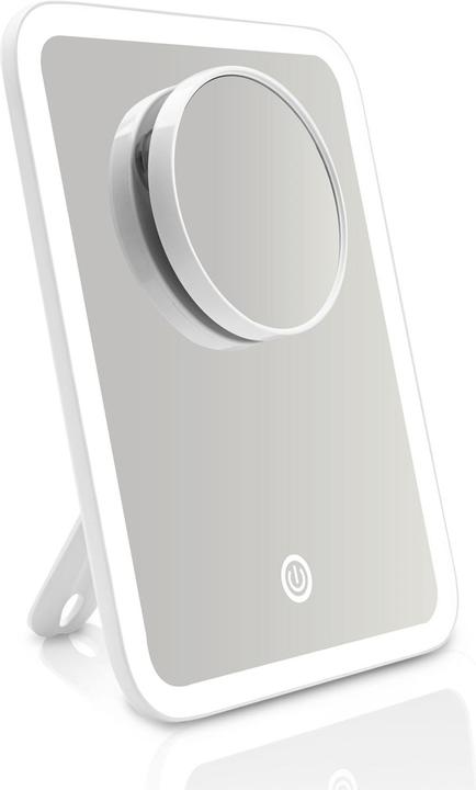 Produktbild Emke Kosmetikspiegel mit Beleuchtung, 1X+3X Vergrösserung, Kaltweiss(6000K), Batteriebetrieben