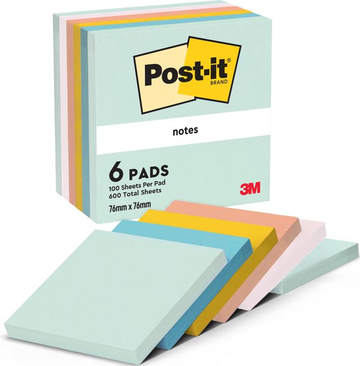 Image du produit Post-it Beachside (7,6 x 7,6 cm)