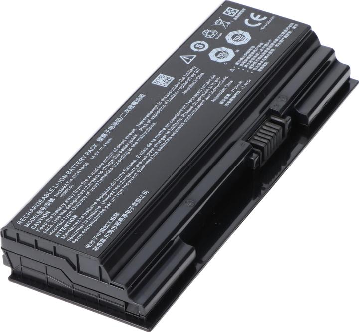 Produktbild AccuCell Akku passend für Clevo NH50ED, NH55EDQ, Li-ion, 14,6V, 2750mAh, 41Wh (4 Zellen, 2750 mAh)