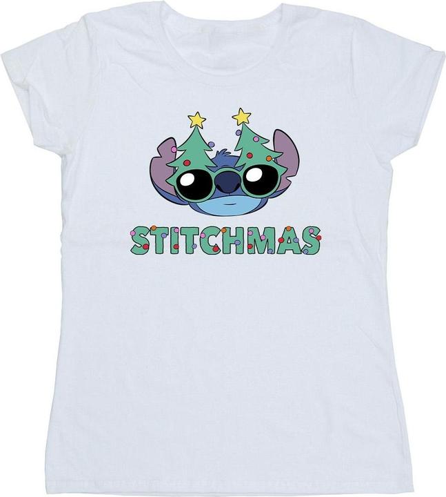 Disney Lilo & Stitch Stitchmas Glasses TShirt (XL)