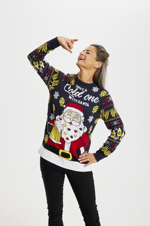 Image du produit Christmas Sweats Have a Cold One With Santa LED (M)